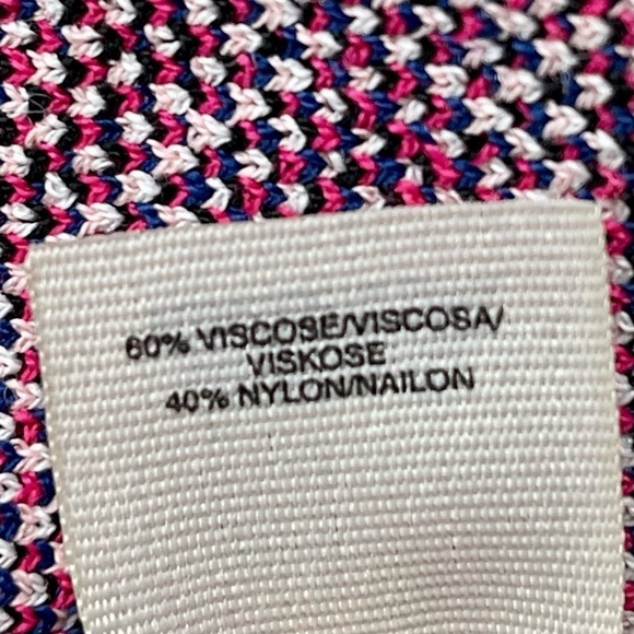 RACHEL ROY GEO PRINT JACQUARD CORNFLOWER PINK KNIT STRETCH PULL ON PENCIL SKIRT - Picture 10 of 11